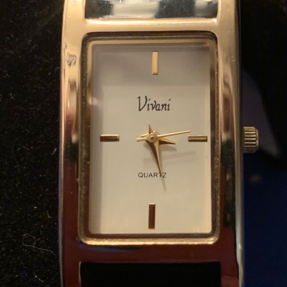Vivani Gold & Black bracelet watch - Picture 2 of 3